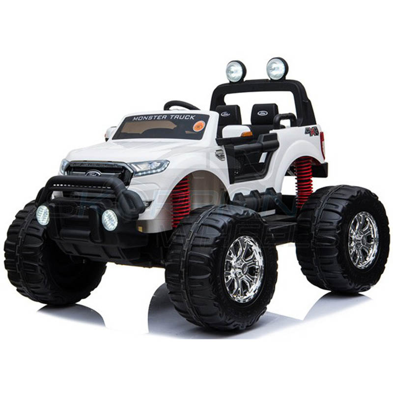 ScorpionWheels Ηλεκτροκίνητο διθέσιο παιδικό αυτοκίνητο Licenced Ford Ranger Monster 12v με τηλ/τρόλ Λευκό 5247050