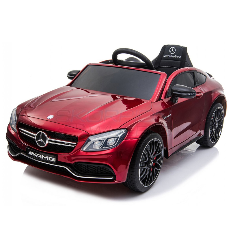 ScorpionWheels Ηλεκτροκίνητο παιδικό αυτοκίνητο Licenced Mercedes Benz 12v με τηλ/ρόλ Μπορντό 5246063